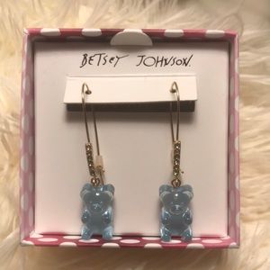 Betsey Johnson Gummy Bear Drop Earrings
